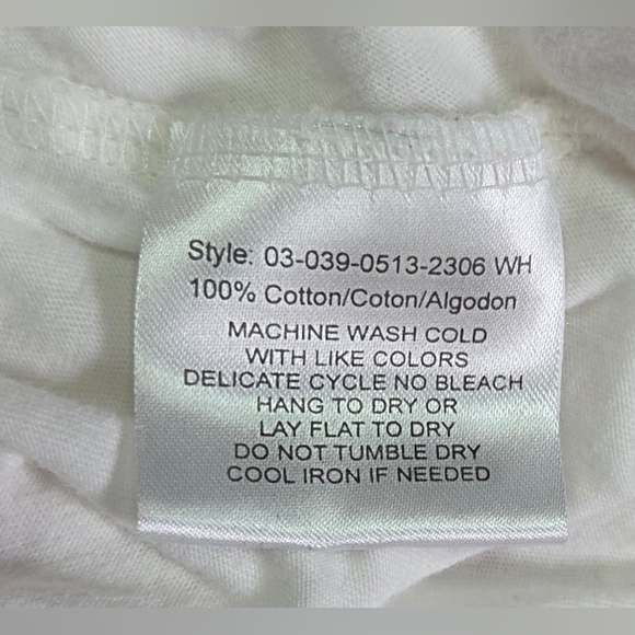 Roper Womens Embroidered Peasant Blouse Size XL White/Burgundy Snap Front - Picture 5 of 7